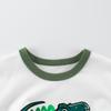 Kid's Short-Sleeve Dinosaur T-shirt - 2025 Summer Korean Style Cartoon Top
