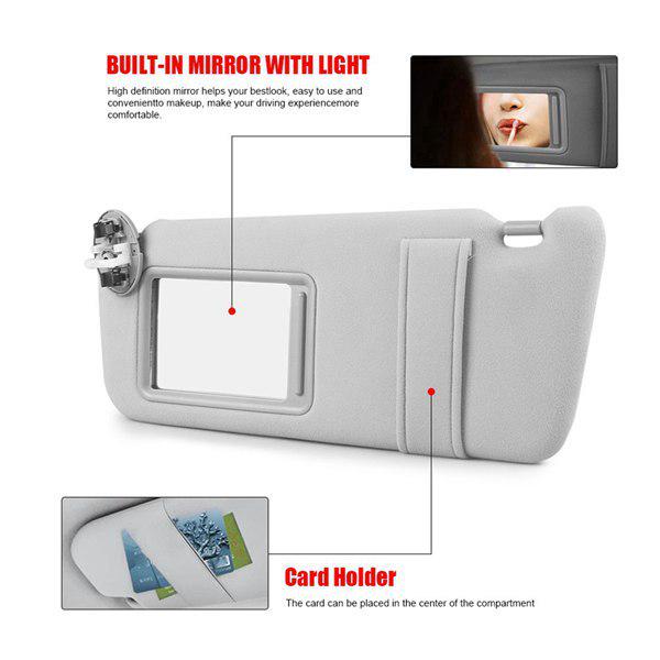 74310-06770-B0: Fits Right Sun Visor of 07-11 Toyota Camry