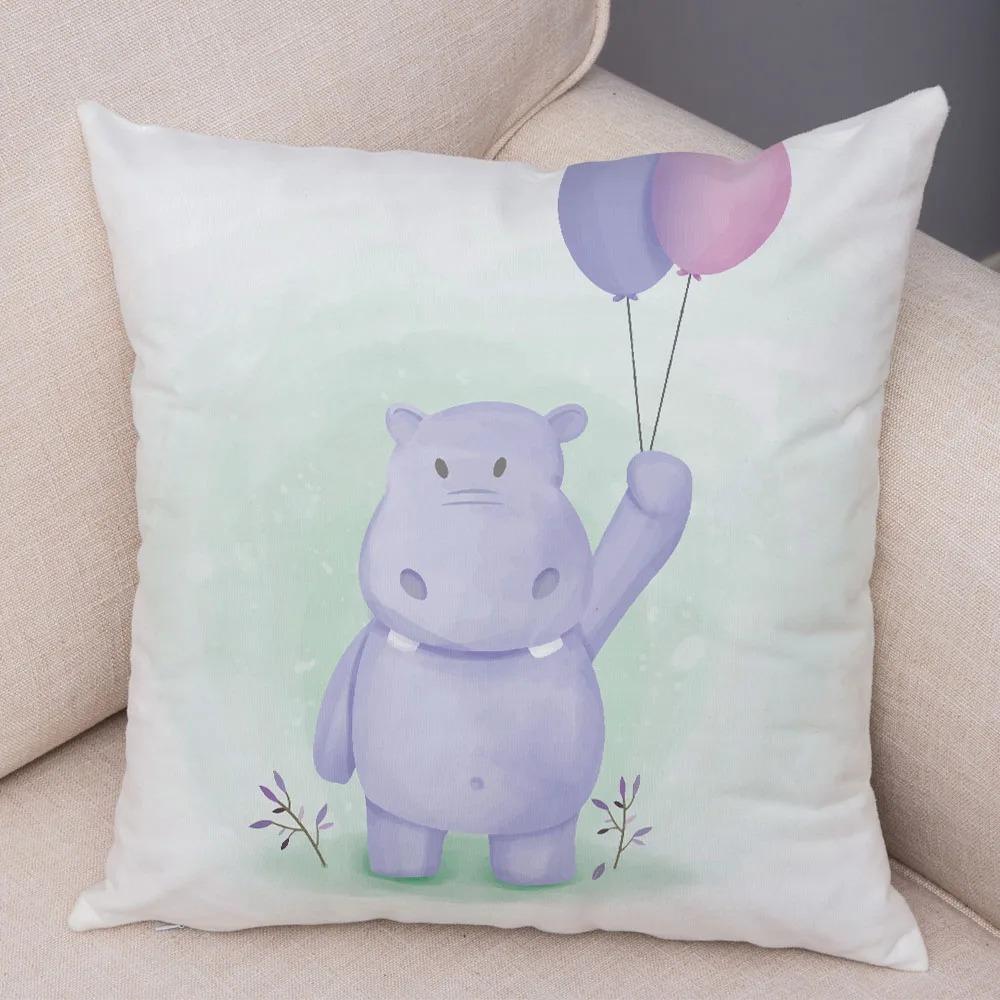 Cute Animal Decorative Pillowcase Living Room Office Ornaments Home Pillowcase