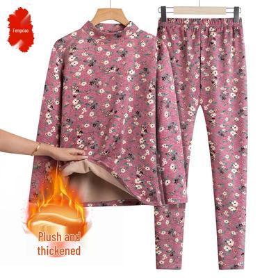 Women's Fleece-Lined Long Sleeve Lounge Set