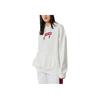 Li Ning Pullover Long Sleeve Hooded Knit Sweatshirt Men Sweatshirts Off-White AWDQ646-1