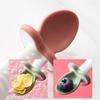 Baby Spoon Fork Silicone Children's Cutlery Set Feeding Baby Tableware Learn Spoon Set Short Easy Spoon