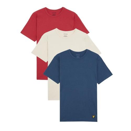Lyle & Scott Unisex Adult Basic T-Shirt (Pack of 3)