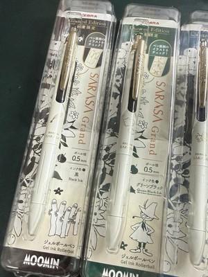 Moomin Part 2 x ZEBRA SARASA Grand Knock Gel Ink ballpoint pen Limited Set 4
