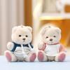 Plush Bear Toy Cute Cartoon Animal Keychain With Soft Pp Cotton For Girls Gift And Bag Decoration