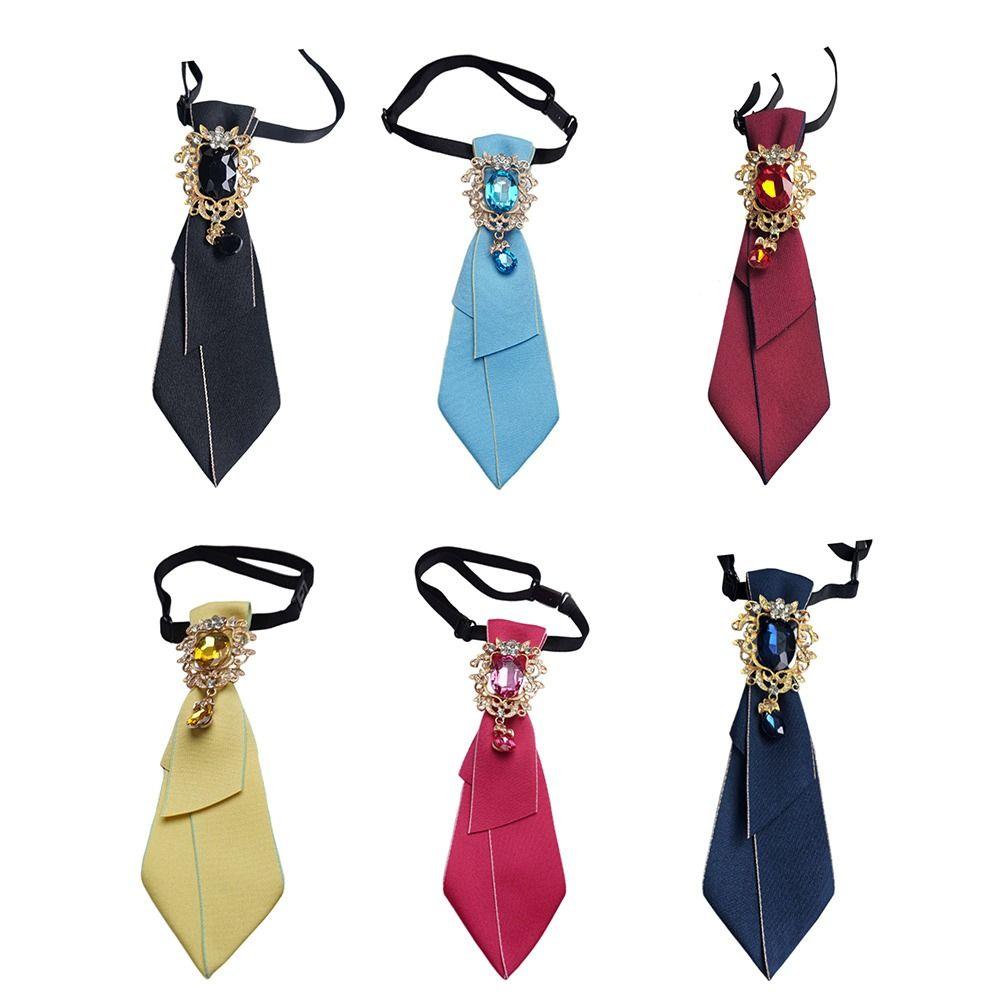 Handmade Women's Tie Diamonds Shirt Accessories Fashion Necktie  Party