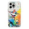 Custom Graffiti Silver Phone Case for iPhone 13/14 Pro, 15 Pro Max, 16 Pro, 17
