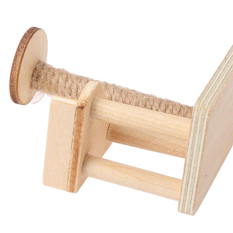 1:12 Dollhouse Miniature Wooden Cat Climbing Frame Model Decoration Accessories