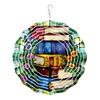 Dragonfly Wind Spinner Bird Kinetic Spinner Hanging Animated Wind Spinner with 3D Animation Effect for Outdoor Yard Garden Decoration
