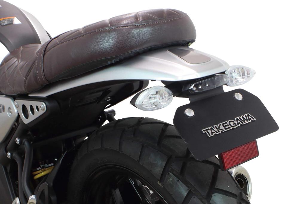 Special Parts Takegawa (TAKEGAWA) Fender Eliminator Kit with LED Mini Taillights, Black, for XSR125 (BVF1), 05-08-0538
