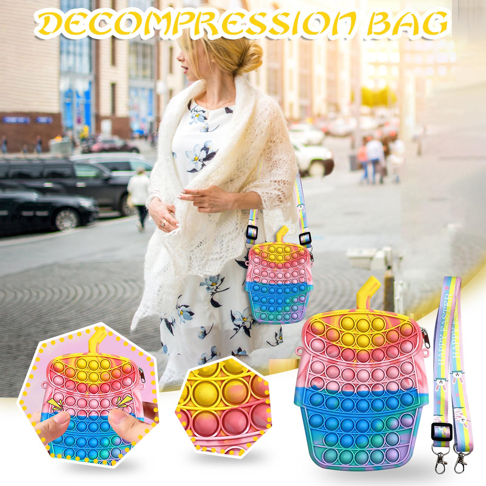 

Сенсорные игрушки с пузырьками-снятие стресса, силиконовые игрушки для снятия давления One Size розовый