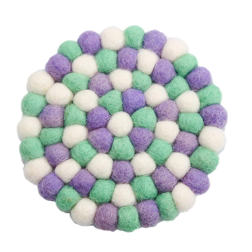 Izolovaná prostírání Barevná izolovaná prostírání Ručně vyrobená prostírání Kuchyňské doplňky Plstěný materiál pro dekoraci stolu