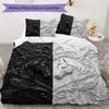 B&W Animals Pattern Bedding uilt Set uilt Cover Pillowcase Home Decoration Birthday Gift (1 * duvet cover + 2 * pillowcase  without core)32