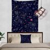Space Tapestry,Space Pattern Science Stars in Galaxy Wall Hanging Large Tapestry Psychedelic Tapestry Decorations Bedroom Living