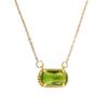 Eye Catching Zircon Inlayed Elliptical Pendant Necklace Stylish Neck Accessory Unique Neckchain Gift for Women and Girls