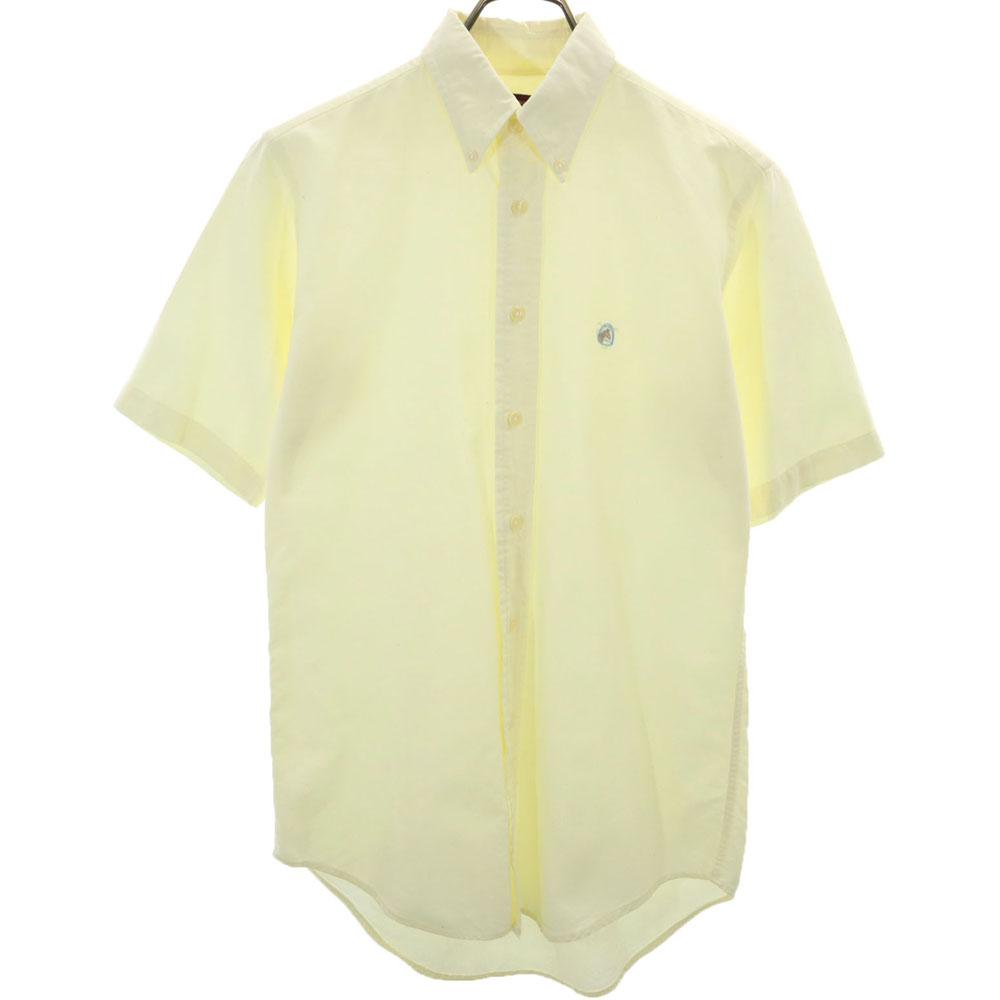 

CHAPS 70s vintage Short sleeve Button down shirt yellow Men s Used