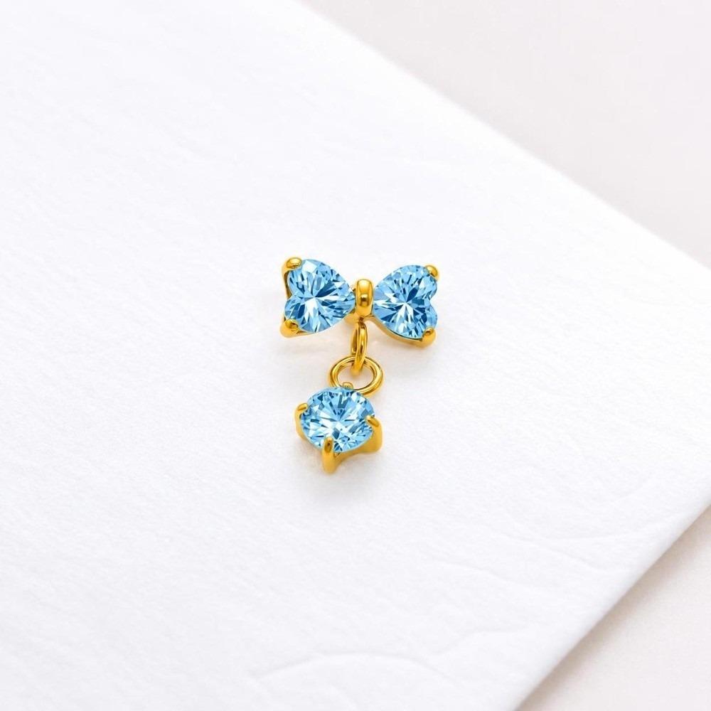 Dangle Charm Body Piercing Jewelry G23 Titanium Ear Piercing Stud Cartilage Piercing