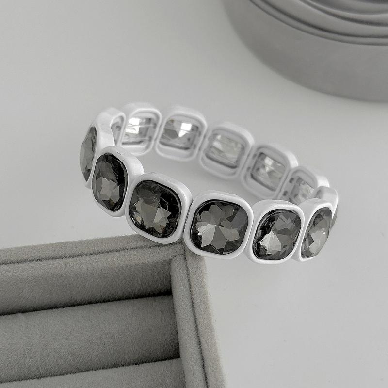 Elegant Acrylic Bracelet Open Ring For Women Korean Geometry Adjustable Party Jewelry Lady Gifts