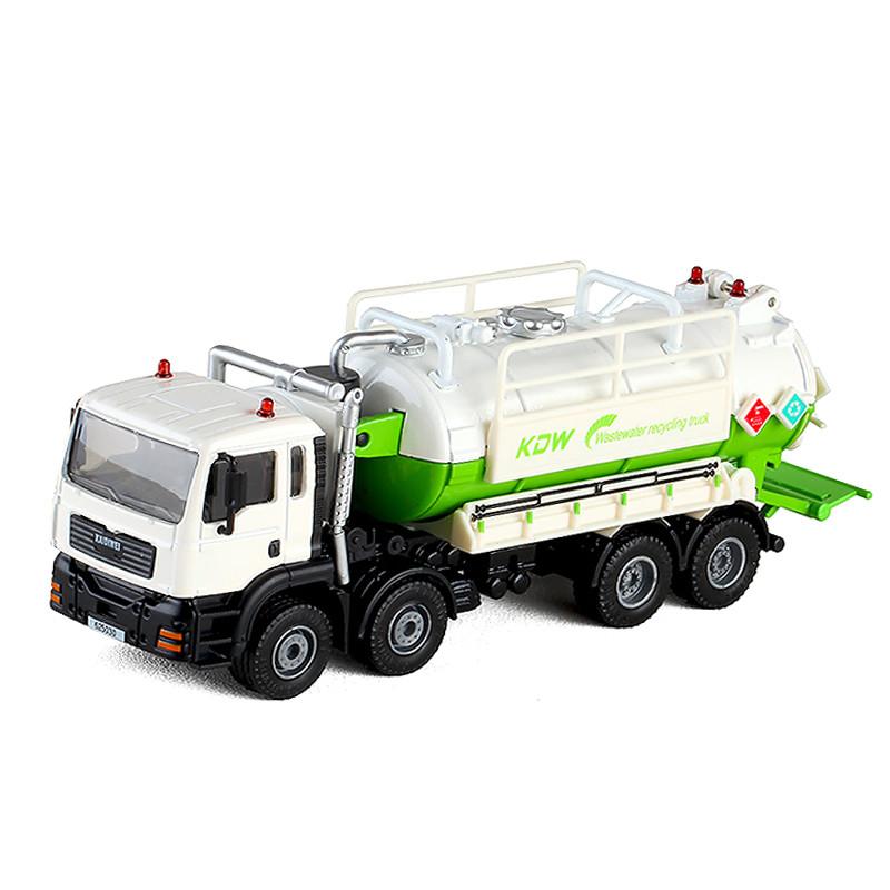 Sady modelů aut v měřítku 1/50, model vozidla ze slitinové techniky sbírá nádrž na vodu