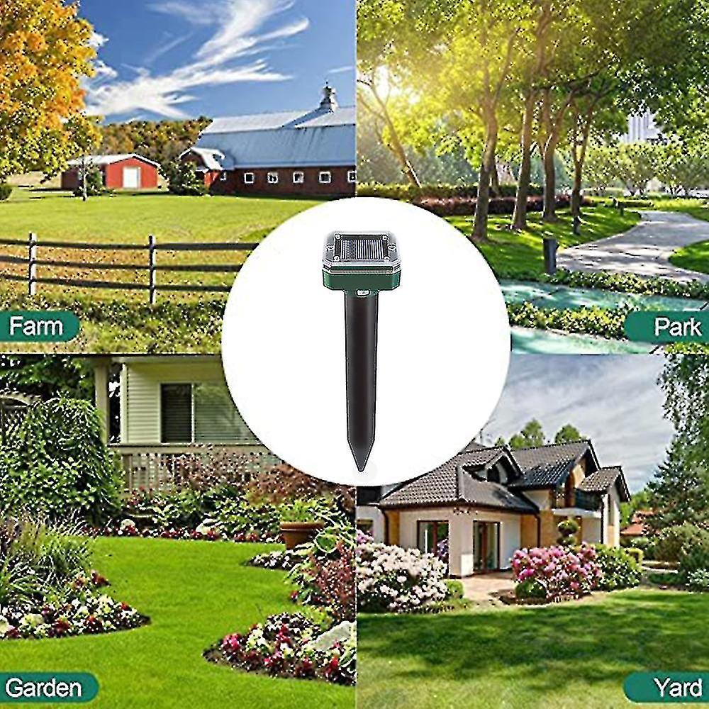 Solar Powered Outdoor Waterproof Ultrasonic Snake Repellent To Prevent Rats And Snakes
