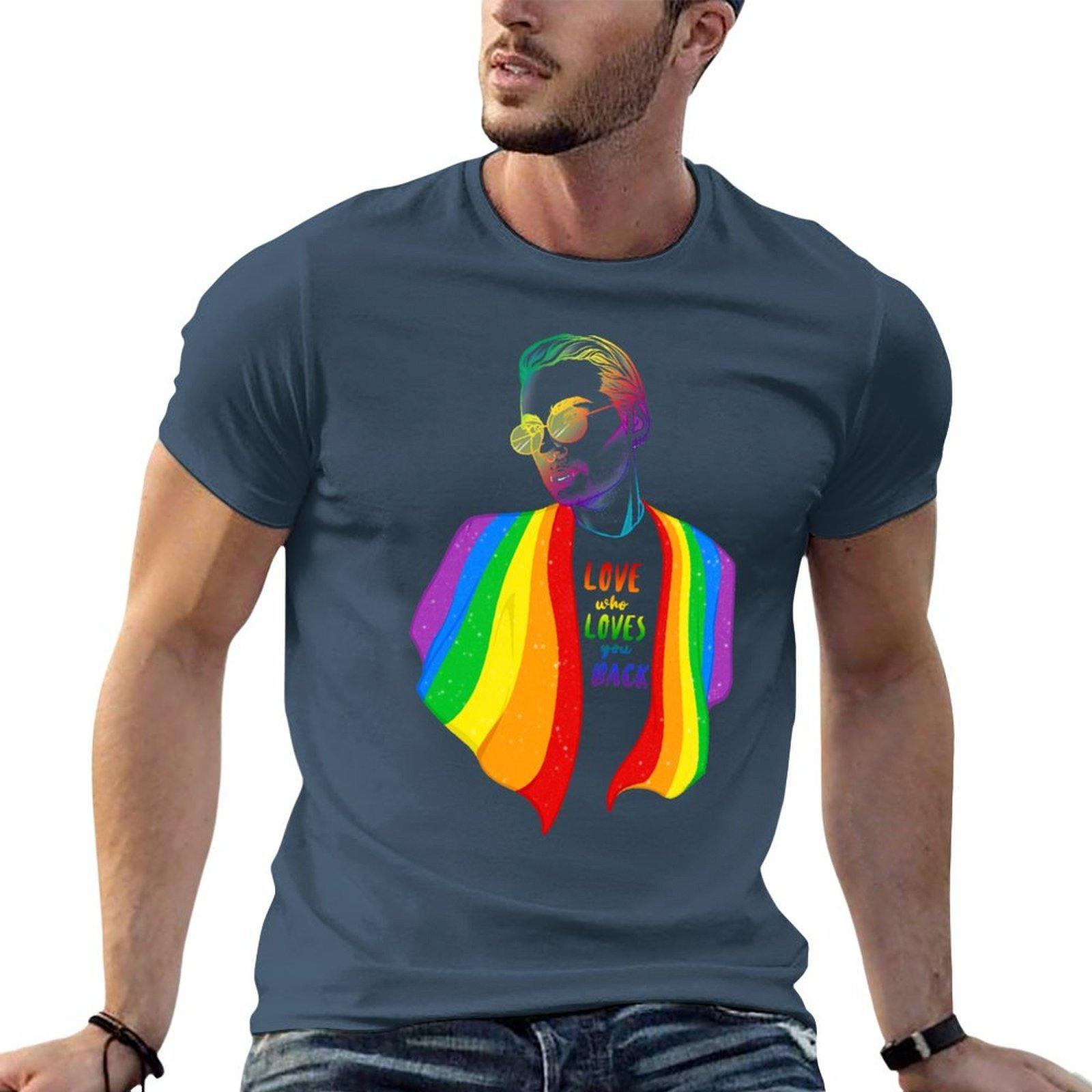 Pride19 Rainbow Tshirt Black Cotton Tshirt Plain For Unisex Package Unisex T Shirts Graphic Unisex T Shirt Heavy Cotton Tshirt S