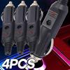 Car Cigarette Lighter Socket Plug Adapter 2V-24V Car Cigarette Lighter LED Socket Plug Connector Adapter for Truck Accessories