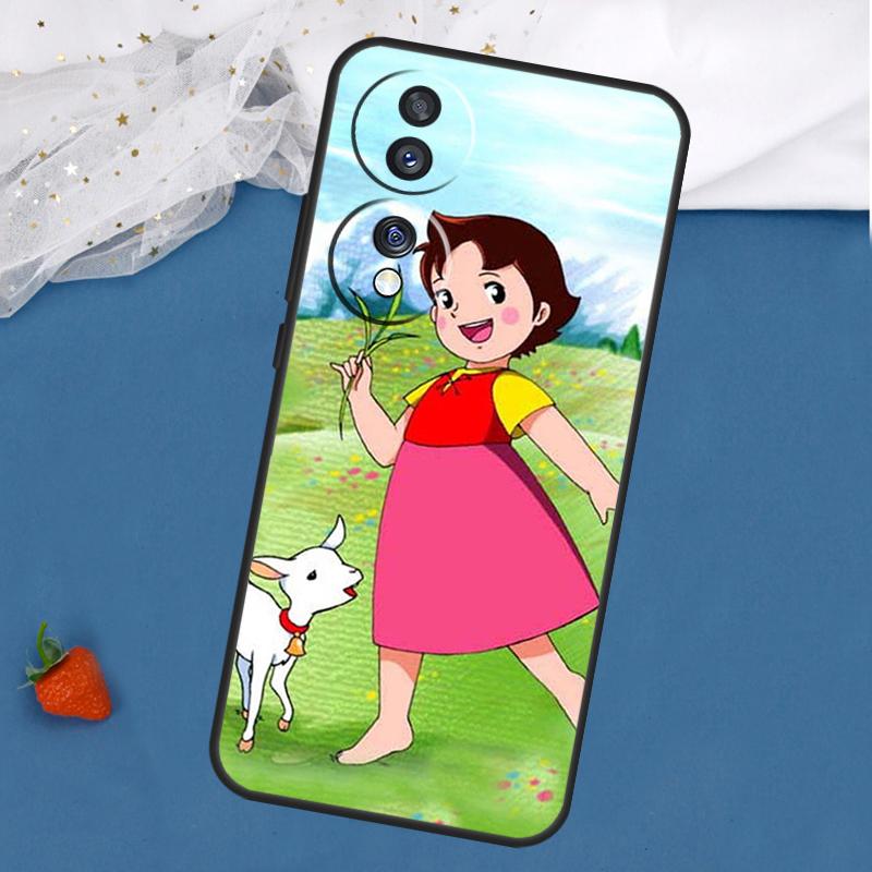 

Мультяшный чехол Хайди для Honor X8 X9 50 70 Чехол для Huawei P30 Pro P50 P20 P40 Lite P Smart 2019 Nova 5T Huawei P30 Pro