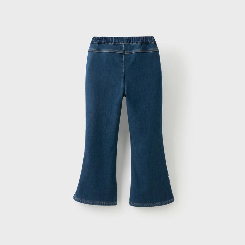 David & Bella Girls  Fleece-Lined Bell Bottom Jeans 110 cm