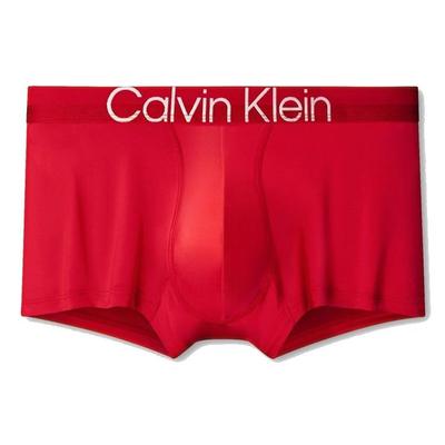 Jacquard Logo Waistband Low Rise Fitted Boxer Briefs Men Underwear Red NB2974-XMK