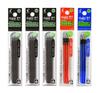 Multicolor Refill Set for FriXion Ball Slim 0.5mm - Black (3), Red (1), Blue (1) - 5 Pack