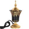 Bruciatore di Incenso Elettrico A71P Portaincenso di Incenso Frankincense Bruciatore di Incensiere Arabo Vintage Ornamento per Casa Ufficio Yoga Spa Spina USA