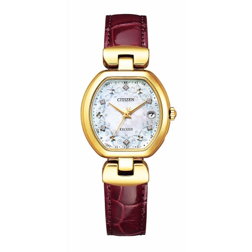 

Citizen Exceed Dress Watch ES9452-01D Women s Brown