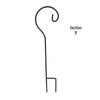 Multi-Purpose Outdoor Iron Hook for Hanging Flower Baskets and Garden Decor