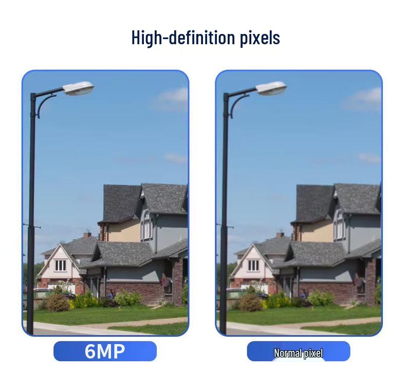 V380 Solar-Powered Wireless Outdoor HD Security Camera with Mobile Remote Control