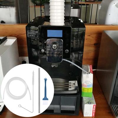 1 Satz Lebensmittelqualität Hoch- Niedertemperaturbeständig Glatter Ersatzschlauch Kaffeevollautomat Silikonschlauch Küchenzubehör