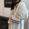 Casual Woven Tote Bag For Women With Tophandle And Polyester Lining For Daily Use