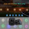 Solar-Wandleuchte RGB-Farbe/Warmweiß Schattenlampe Außen Dekoration Dämmerung bis Morgengrauen für Zaun, Haustür, Hinterhof