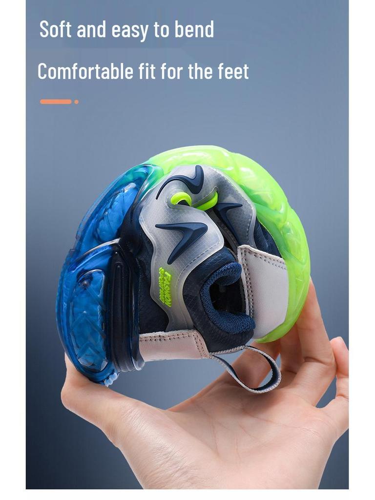 Boys' Autumn Waterproof Leather Sports Shoes with Soft Sole & Rotating Buckle