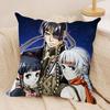 Anime G-Genso S-Suikoden Cushion Cover Soft Plush Double-Sided Printed Sofa Pillow Cushion Cover | Cozy All-Season Decor Gift