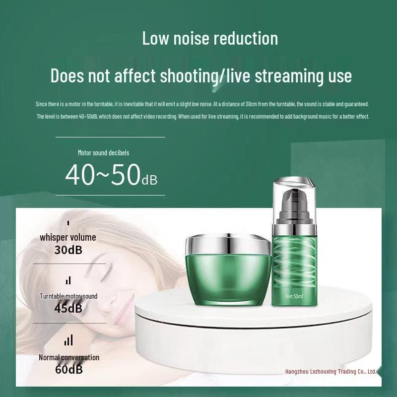 Electric Rotating Display Stand with Remote Control for Photography & Live Streaming