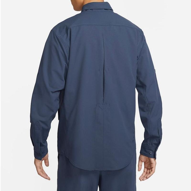 Nike ACG Dri-Fit UV Devastation Trail Multi-Pocket Outdoor Sun Protection Quick-Dry Comfortable Breathable Long Sleeve Shirt Men Tops DN3937-437