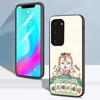 Cute C-Crybaby Doll Phone Case For Samsung S26 S25 S24 FE S23 S22 S21 Plus S20 Ultra Note20Ultra Black Glass Cover