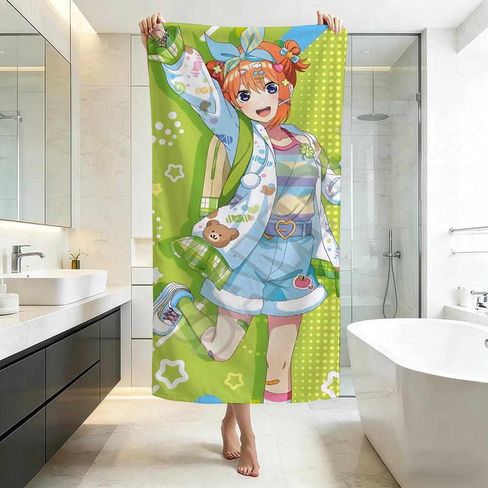 Cute-The Quintessential QuintupletsS Towel Five-Star Hotel Quality Eco-Friendly Ultra Soft Thick Towels & Beach Towels