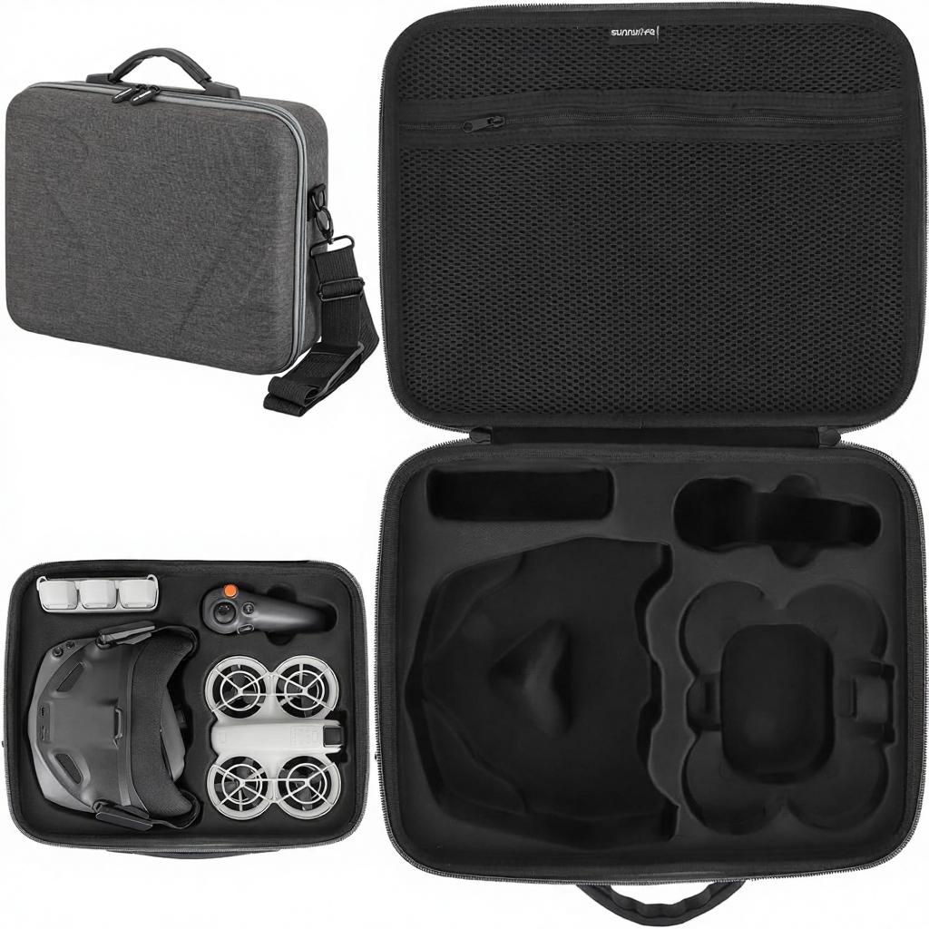 Taoricup für kompatible Neo Motion Fly More Schutzhülle 3-in-1 Aufbewahrungsset Brille N3/RC Motion 3 Stoßfest Wasserdicht