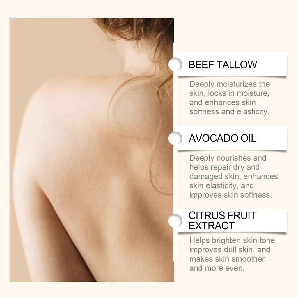 Ouhoe Smooth Skin Moisturizing Cream Silky Hydrating Formula For Body Care 120g