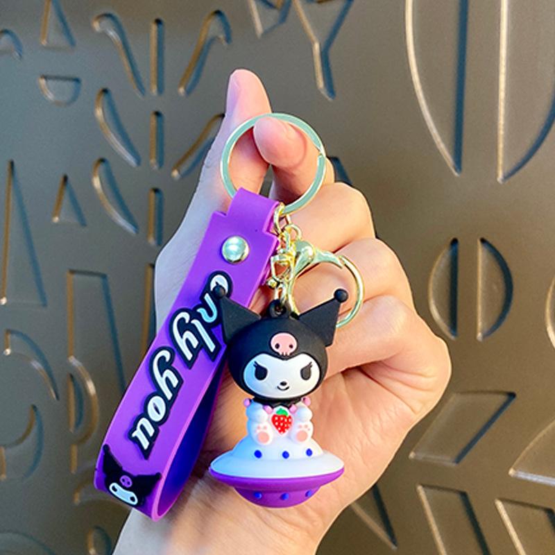 Cute Big Eared Dog Cartoon Keychain Exquisite Car Bag Charm Creative Small Gift Pendant individually opp bag packaged