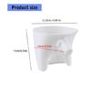 Space Saving Stand Mixer Accessory Flour Funnel For Smooth Ingredient Pouring Spill Proof Food Safe ABS Easy Baking