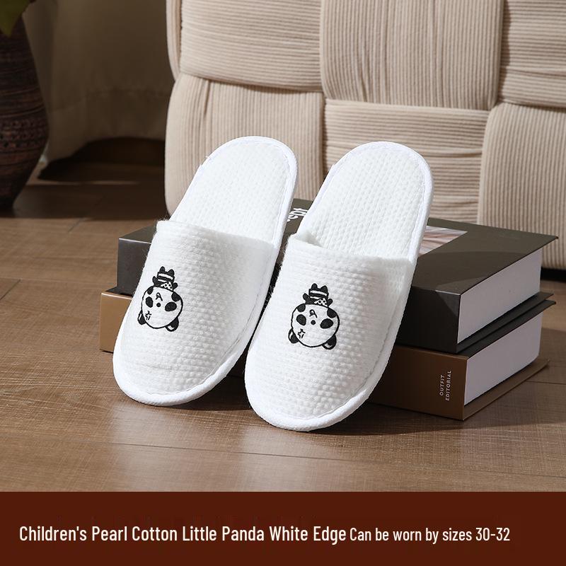 Kids' Portable Non-Slip Slippers for Travel and High-End Hospitality.