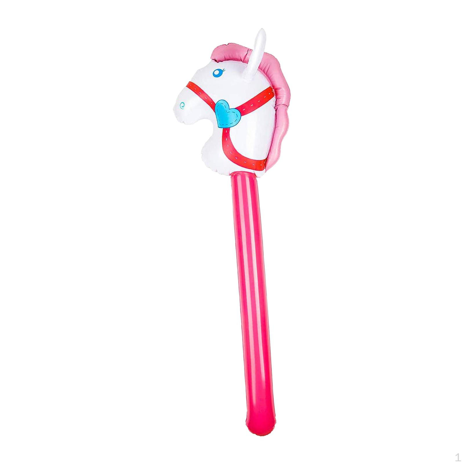 

Air-Filled Horse Head Stick for Kids Celebrations рожевий