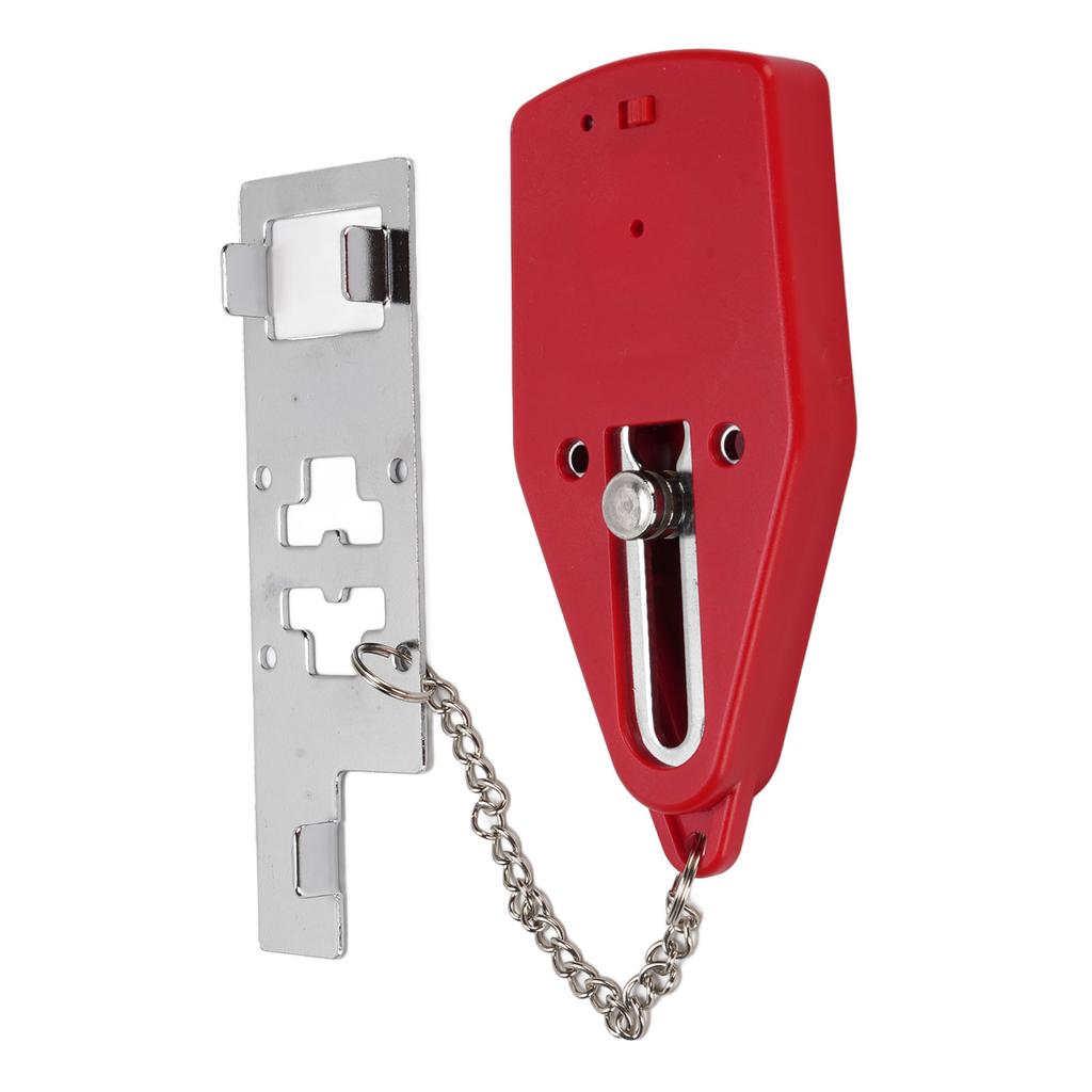 Portable Door Lock with Alarm 130dB Vibration Travel Door Security Device for Hotel Apartment